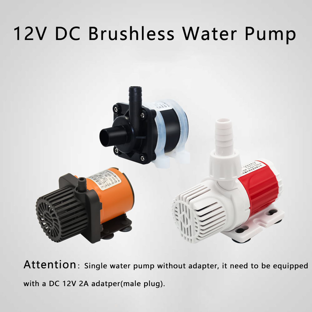 Aquarium Pump - Bezszczotkowa mała pompa głębinowa 12 V