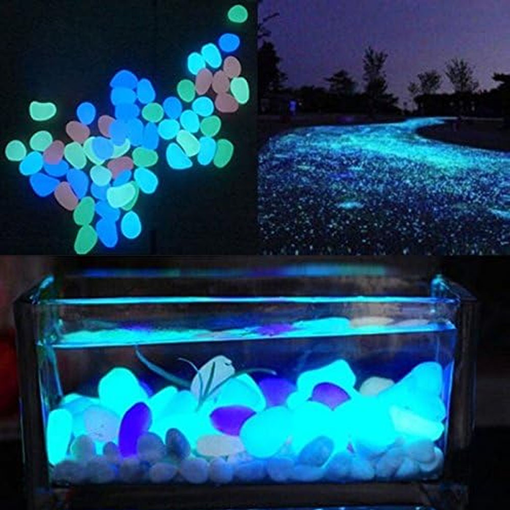 Fish Tank Rocks Glow Blue Pebb – Fish Aquarium Home recenzja i cena